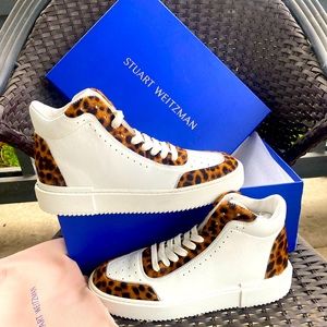 “Ryan “High Top Stuart Weitzman Sneakers.
